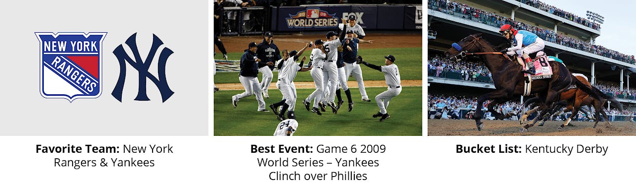 Phil Ottaviano New York Yankees/ Rangers Game 6 2009 World Series Yankees Clinch over Phillies Kentucky Derby